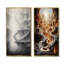 Ensemble d'aires de salon murales grises surréelles grises - surréalisme gris-1420496533-1420496539