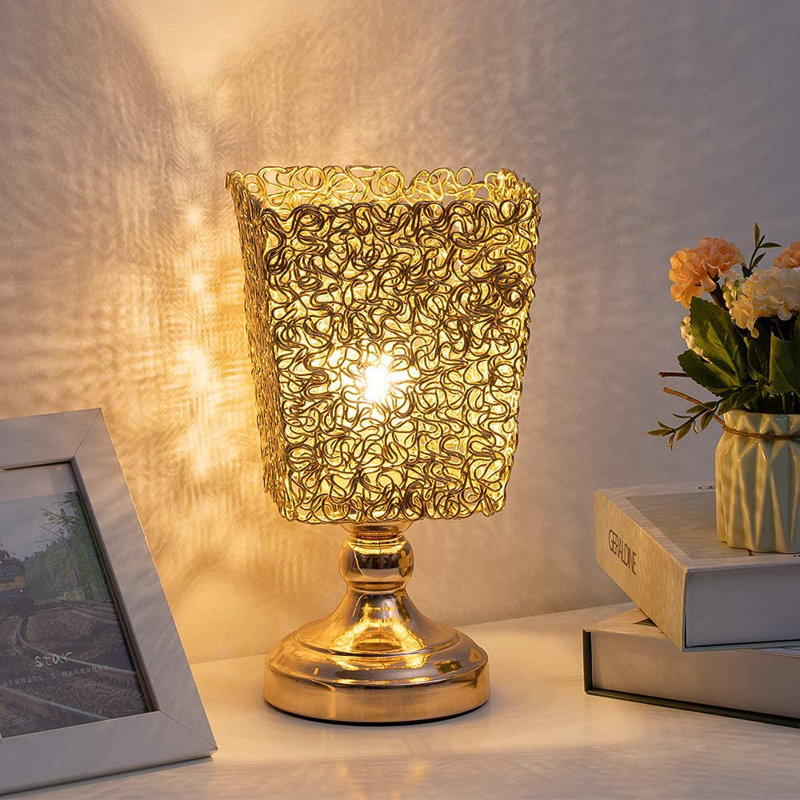Amy-Louise Metal Table Lamp, Gold