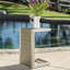 Table d'appoint d'extérieur en aluminium argenté - Space Solution Modern For Courards & Construction