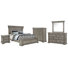 Branice Queen Storage Bed 2 Nightstands Drawer Dresser With Framed Mirror And Master Chest