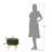 Round Tray Storage Ottoman-1006293343