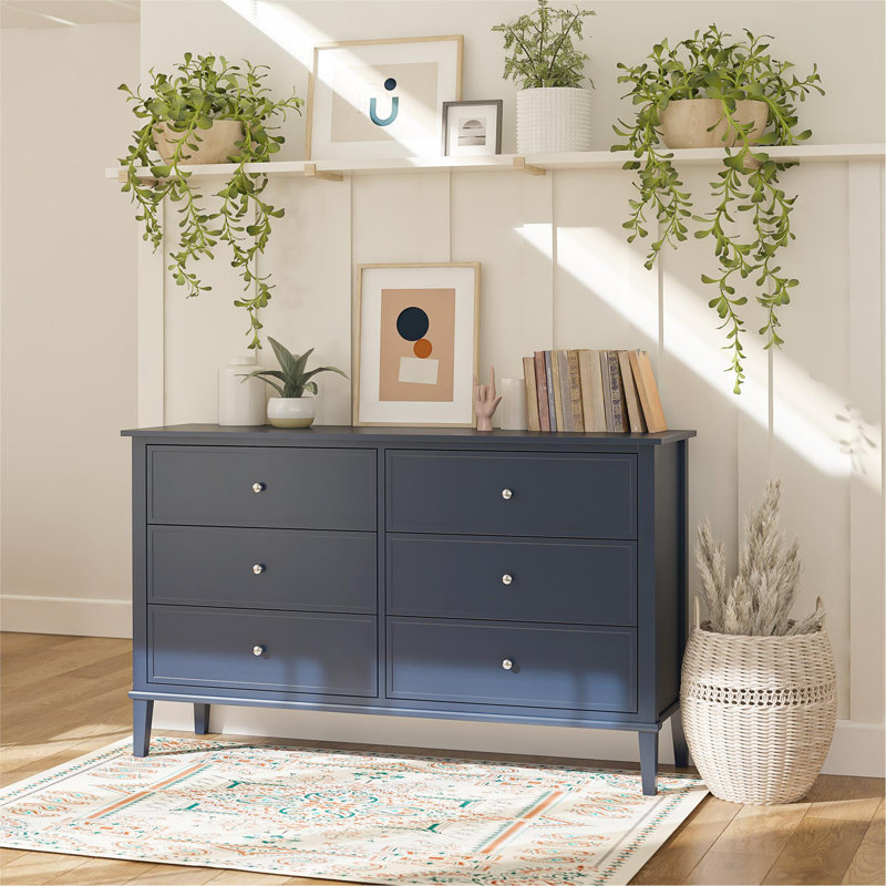 Commode 6 tiroirs Franklin, Marine