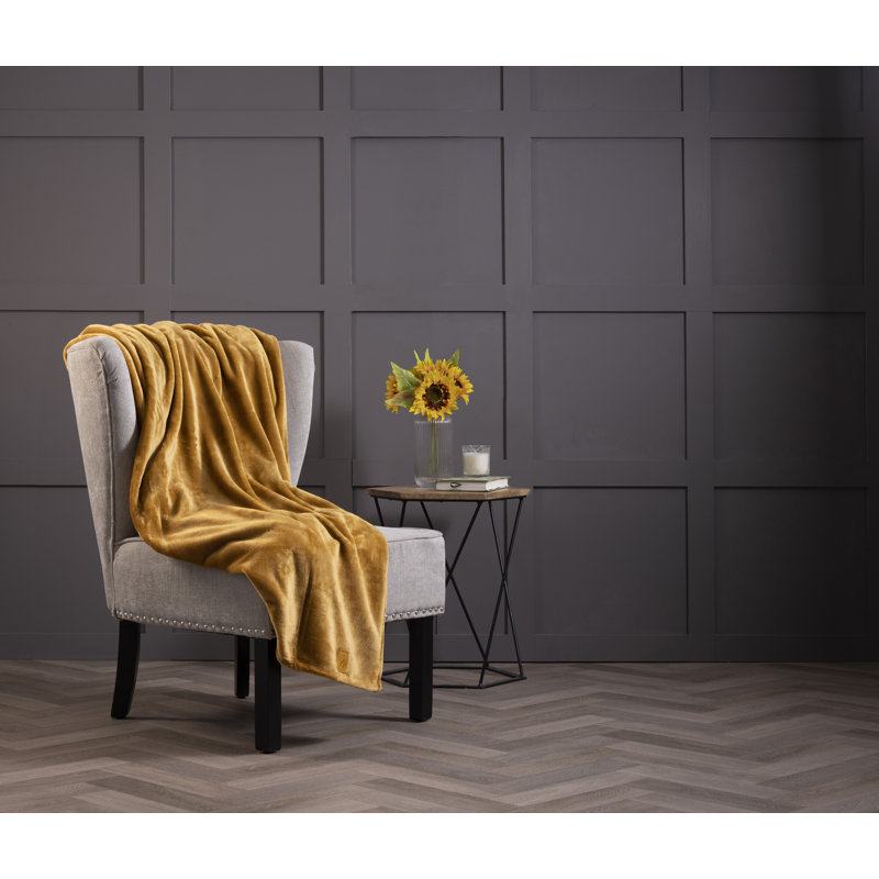 Heatholder Blankets Throw Blanket, Gold Dust