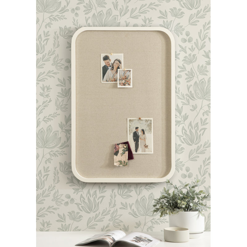 Tableau d'affichage rectangulaire en bois Hutton