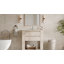 Ensemble de meuble-lavabo sur pied 30 po avec lavabo, 2 tiroirs et tablette ouverte, chêne blanc