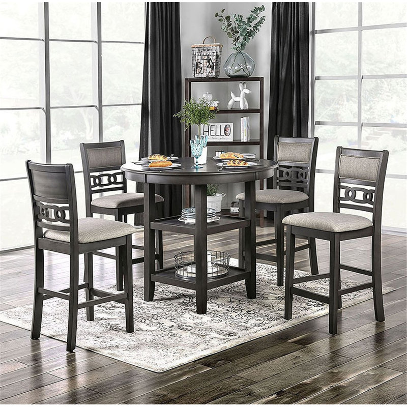 Zhenya 4 - Person Four Leg Dining Set