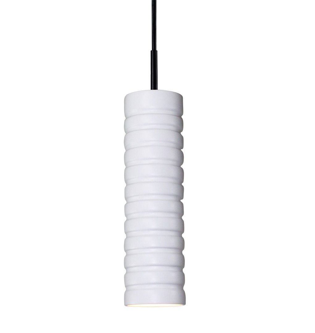 Pei 1 - Light Black LED Single Pendant Brayden Studio® Shade 