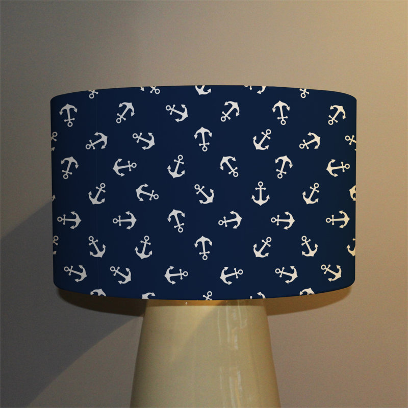 Cotton Drum Lamp Shade ( Uno ), 25cm H x 40cm W x 40cm D