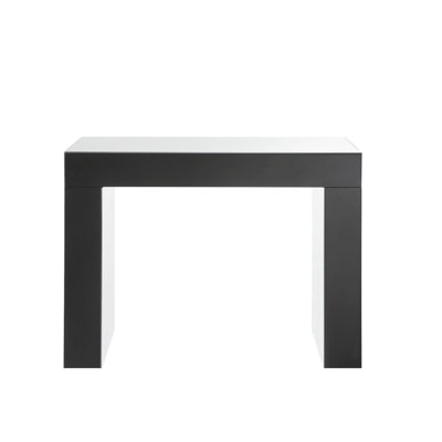 Assembled Mirrored Vanity Desk And Stool With Faux Crystals, Sled Base 4mm Clear Glass, Beveled Finish, , 16.2 In Depth, 86.33 Lb Crystals Stool, Glass Inlay, 43.09 Wide,