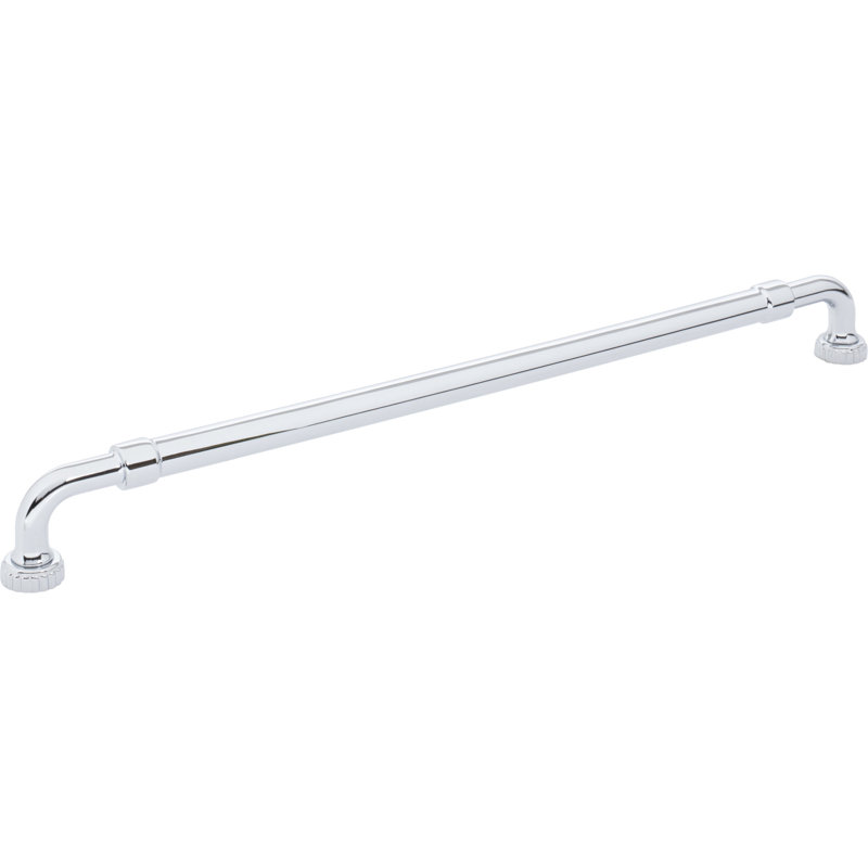 Holden Bar Pull, Polished Chrome, 12" Center To Center