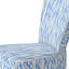 Chaise d'appoint abstraite - rayures bleues-1163564288