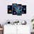 " Space T Rex " 4 Piece Art Set-646964204