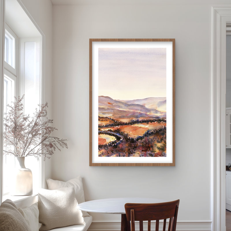 «Canadian Forest Trees», reproduction d'art encadrée | Décoration intérieure