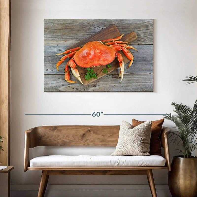 Crabe dormeur cuit Yarlin, H 30 po x l 45 po