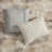 7 Piece Textured Cotton Blend Comforter Set King