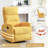 Manual Recliner Chair With Rocker And Swivel In Fabric For Living Room-274270109