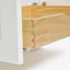 Meuble-lavabo simple en bois massif Freitas de 30 po avec plateau en quartz blanc Carrara de 1,5 po et évier central-763243946-694790712-694790719