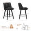 Tabouret de comptoir pivotant 26 po Paul-105325423-124538315
