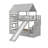 Twin Over Twin Bunk Bed With Trundle-1479920961