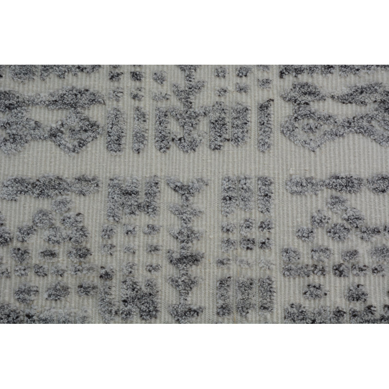 Hand-Knotted High-Quality Gray and Beige Area Rug