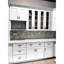 Bois massif, shaker blanc, armoire à une porte, rangement pour la salle de bain, tablettes réglables pour la cuisine, fabrication robuste, assemblage simple, imperméable, charnières à fermeture en douceur, fauteuil en caoutchouc