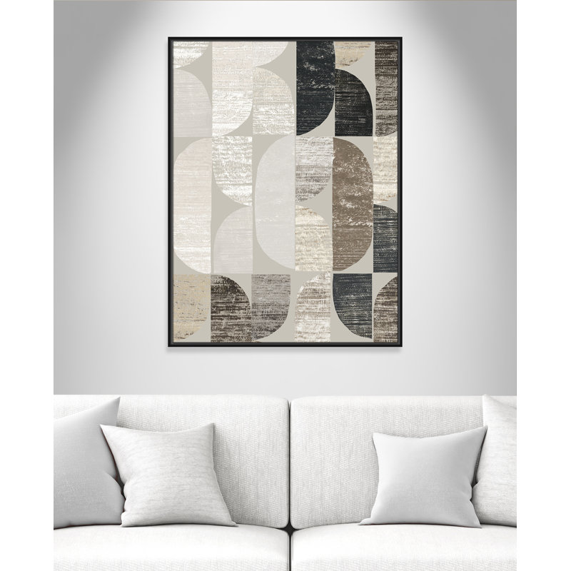 «Shape and Form I Print» par Tom Reeves, Noir, H 41,5 po x l 31,5 po