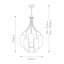 Demuth 6 - Light Shaded Chandelier-37015631