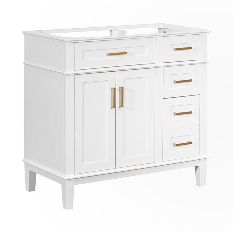 Gared Accent Cabinet, White