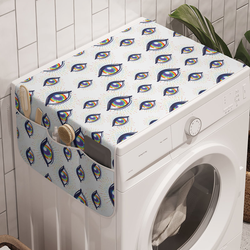 East Urban Home Abstract Art Washing Machine Organizer Pack of 2 47" x 18.5"