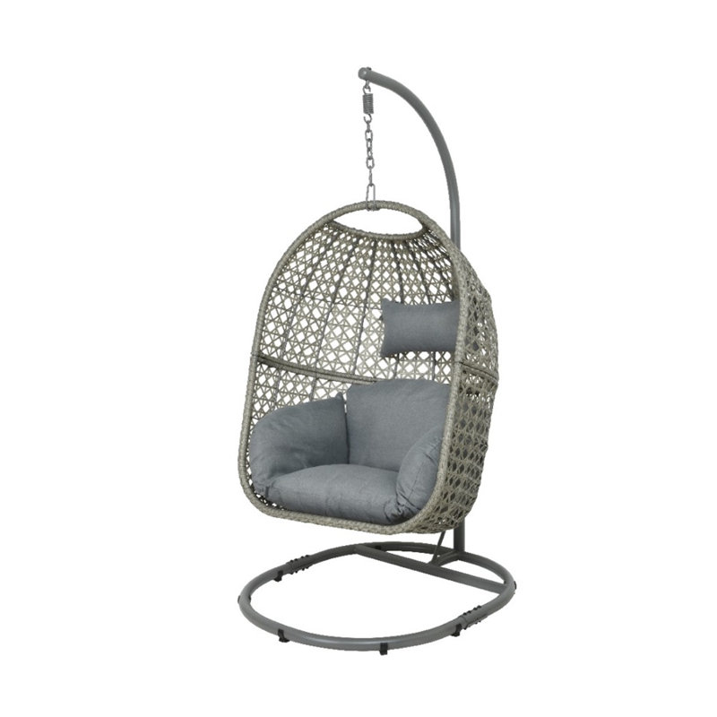 Fauteuil à suspendre Royan, Gris, Gris