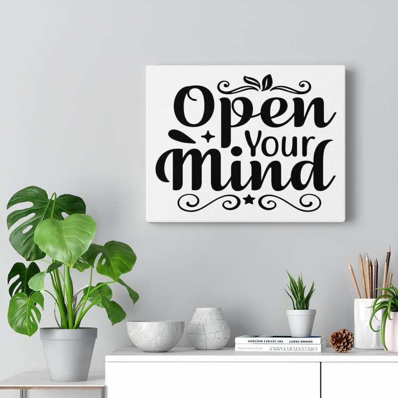 Open Your Mind - Wrapped Canvas Print