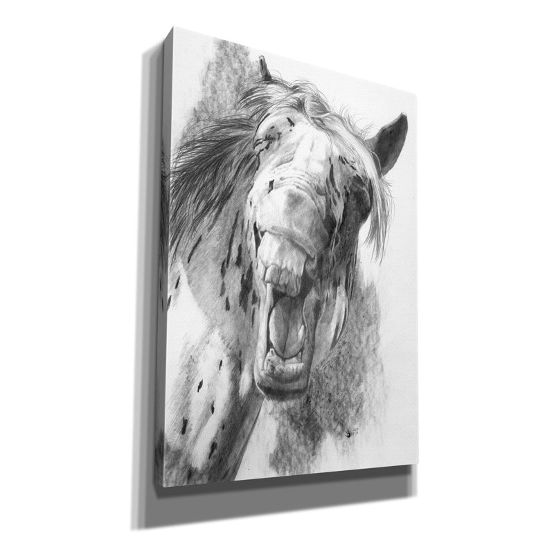 «The Critic» par Barbara Keith, art mural sur toile, H 26 po x l 18 po x P 0,75 po