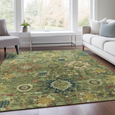 Tapis intérieur / extérieur Xhevrie lavable à la machine