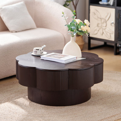 31.50"Modern Flower Shaped Coffee Table