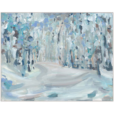 Snowy Woods Print by Katie Ré Scheidt