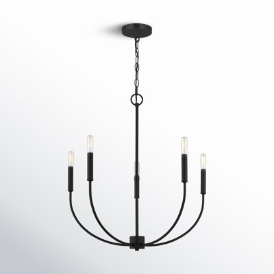 Kendrey 5 - Light Metal Chandelier