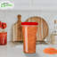 Contenant alimentaire 48 oz en plastique Ecoqualité avec couvercles Red Twist & Seal - hermétique, réutilisable et étanche - pour la préparation des repas, le déjeuner et les collations (12)