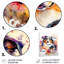 Mignon berger australien, art floral I - décoration murale moderne en métal-87837166