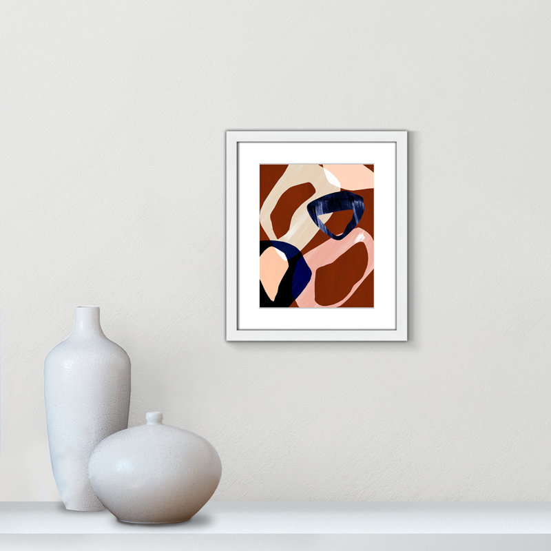 Loop I Print par Violets Print House, Blanc satiné, Imprimé mat, L 13 po x H 15 po