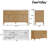 Lignum 60" Fully Assembled Double Bathroom Vanity with Engineered Marble Top, Soft Closing and Splash Guard