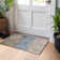 Machine Washable Indoor/Outdoor Christain ACN1369 Khaki Rug