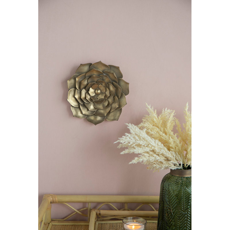 D10x1.4" Succulent Wall Plaque