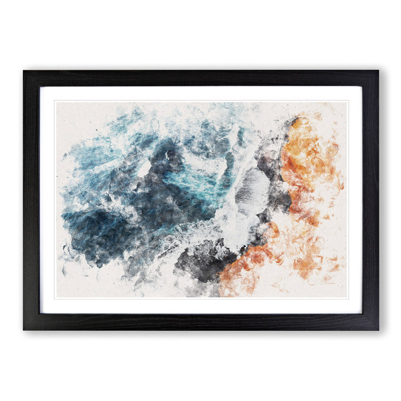 Snaefellsnes Coast in Iceland - Picture Frame Graphic Art Print, Black Framed, 24cm H x 33cm W x 2cm D