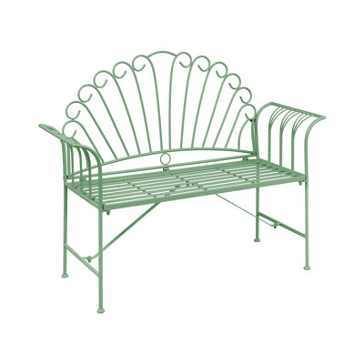 Iron Outdoor Bench