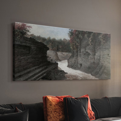Série paysage - DLIV - Toile tendue avec châssis - Prêt à accrocher