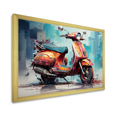 " Graffiti Scooter Delight I " Print
