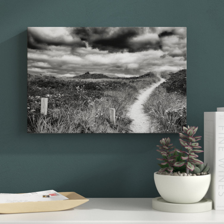 Nantucket Pathway by Aledanda - No Frame Print on Canvas