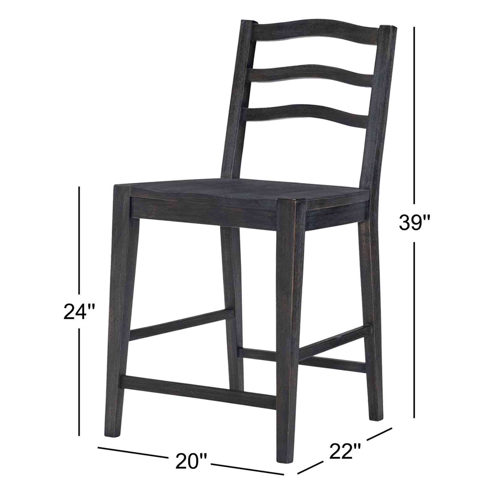 Dianelly Counter Height Ladder Back Chair