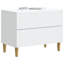 62cm W Engineered Wood Bedside Table