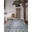 Bali Geometric Area Rug in Blue-73116143